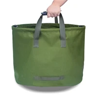 

Waterproof Heavy Duty Canvas Reusable Garden Lawn Leaf Waste Bag