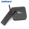 Topleo OEM/ODM TX6 Allwinner H6 4G 32G 2.4G/ 5G WIFI BT 4.1 OTA android ott tv box firmware update