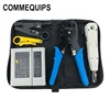 6 in 1 Network hand tool kit including modular plier punch down tool stripper and testers