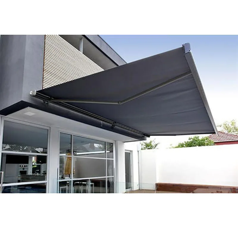

Wholesale High Quality Outdoor awning retractable Electric Folding Arm Full Cassette Patio Window Retractable Awnings