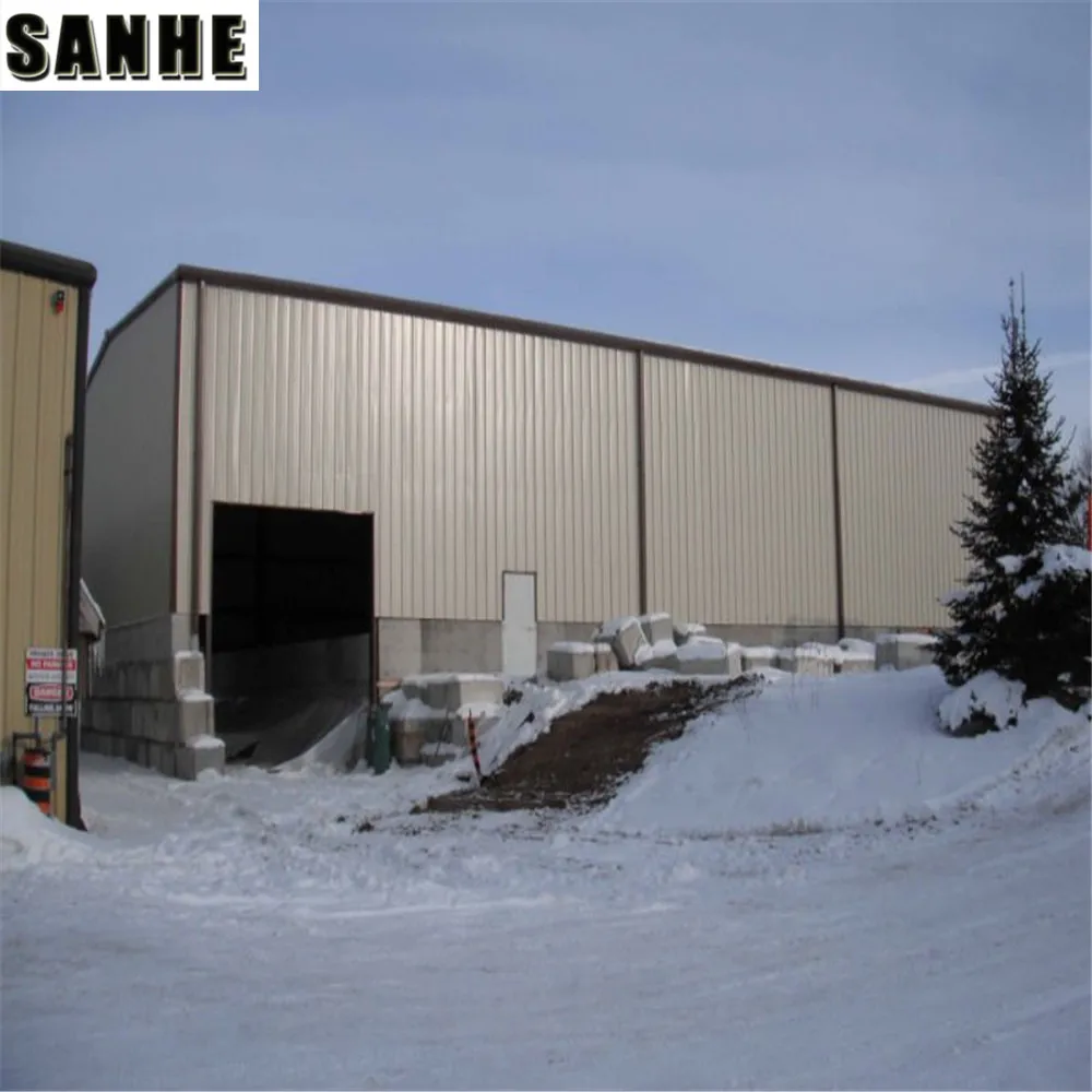 Prefabricated Steel Warehouse / Workshop / Hangar /hall Steel Structure ...