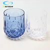 Top Sale Plastic Barware Blue Plastic Wine Glasses Party Wine Glasses Wedding Shot Glasses Bulk Acrylic Tumblers Drinking Glass
