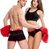 Wholesale Modal Soft Touch Breathable Plain Colour Men Boxer Women Briefs Couple Underwear