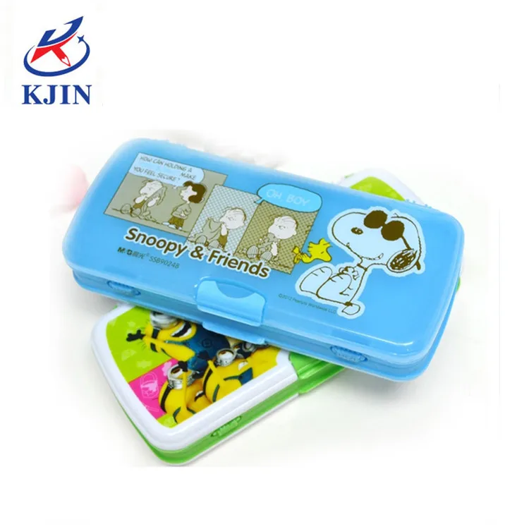 kids plastic pencil box