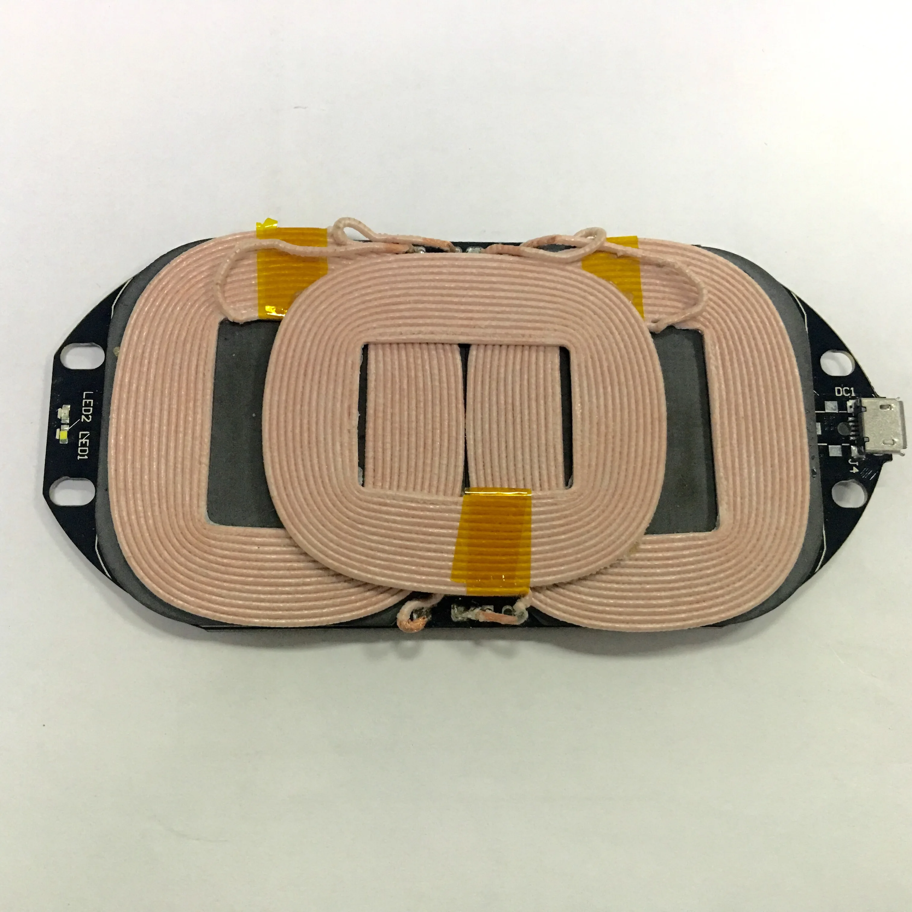 

Popular new design wireless charging transmitter 3coil PCBA module 5W, Any