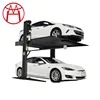 Double or two level 2 post hydraulic car parking lift
