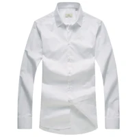 

Fashion OEM Stock Service White Official Shirt Men With Button