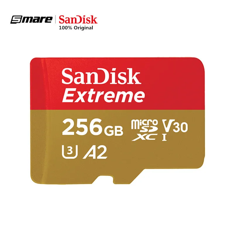 Original SanDisk Memory Card 256G Extreme micro TF SD Card UHS-I C10 U3 V30 A2 32GB 64GB 128GB 400GB TF Cards Micro Memory Card
Original SanDisk Memory Card 256G Extreme micro TF SD Card UHS-I C10 U3 V30 A2 32GB 64GB 128GB 400GB TF Cards Micro Memory Card