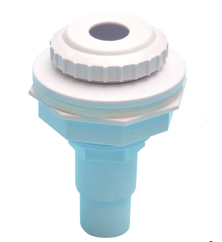 

PUDA 1.5 inch Spa pool net complete return inlet Jet fitting nozzle eye ball ring swimming pool wall skimmer filter, White