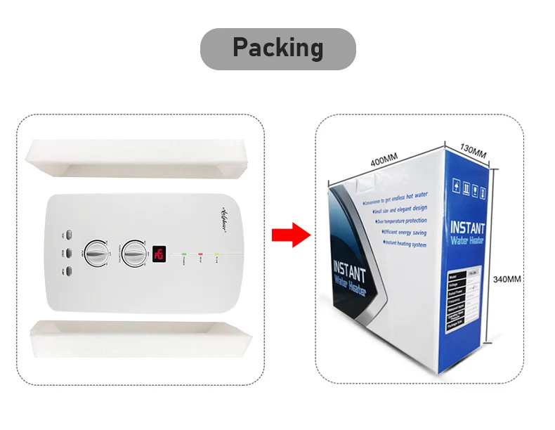 
cheap price best selling advanced bathroom portable bath instant electric tankless hot water heater 
