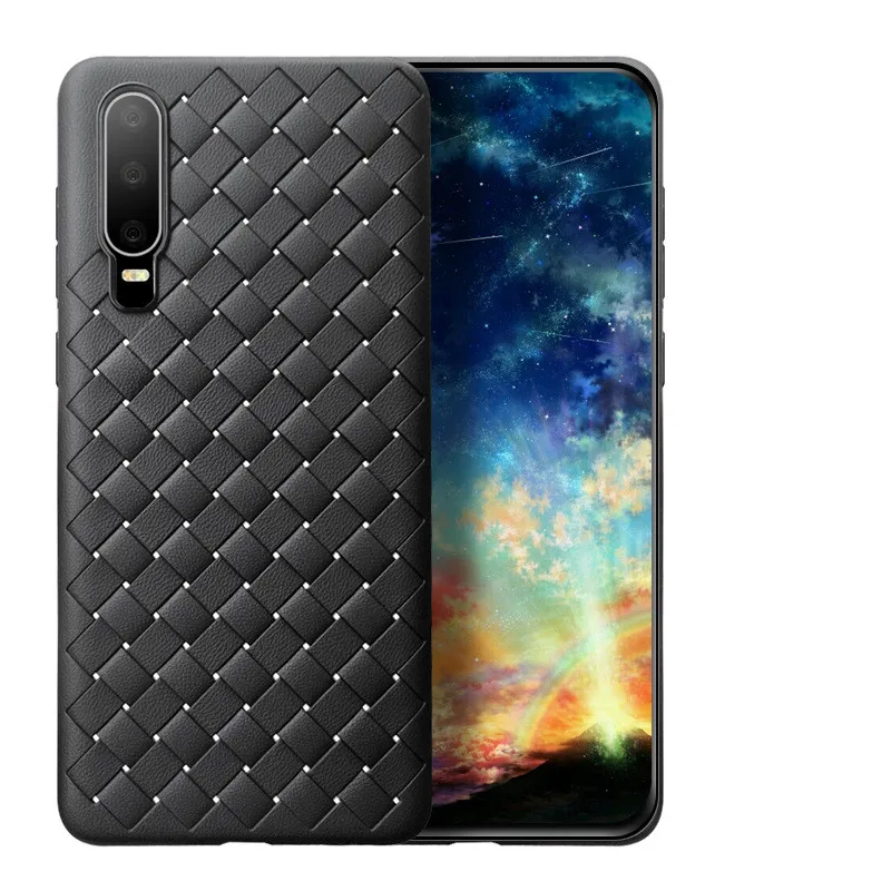 

Popular BV Woven Pattern TPU Back Case For Huawei P30 Pro