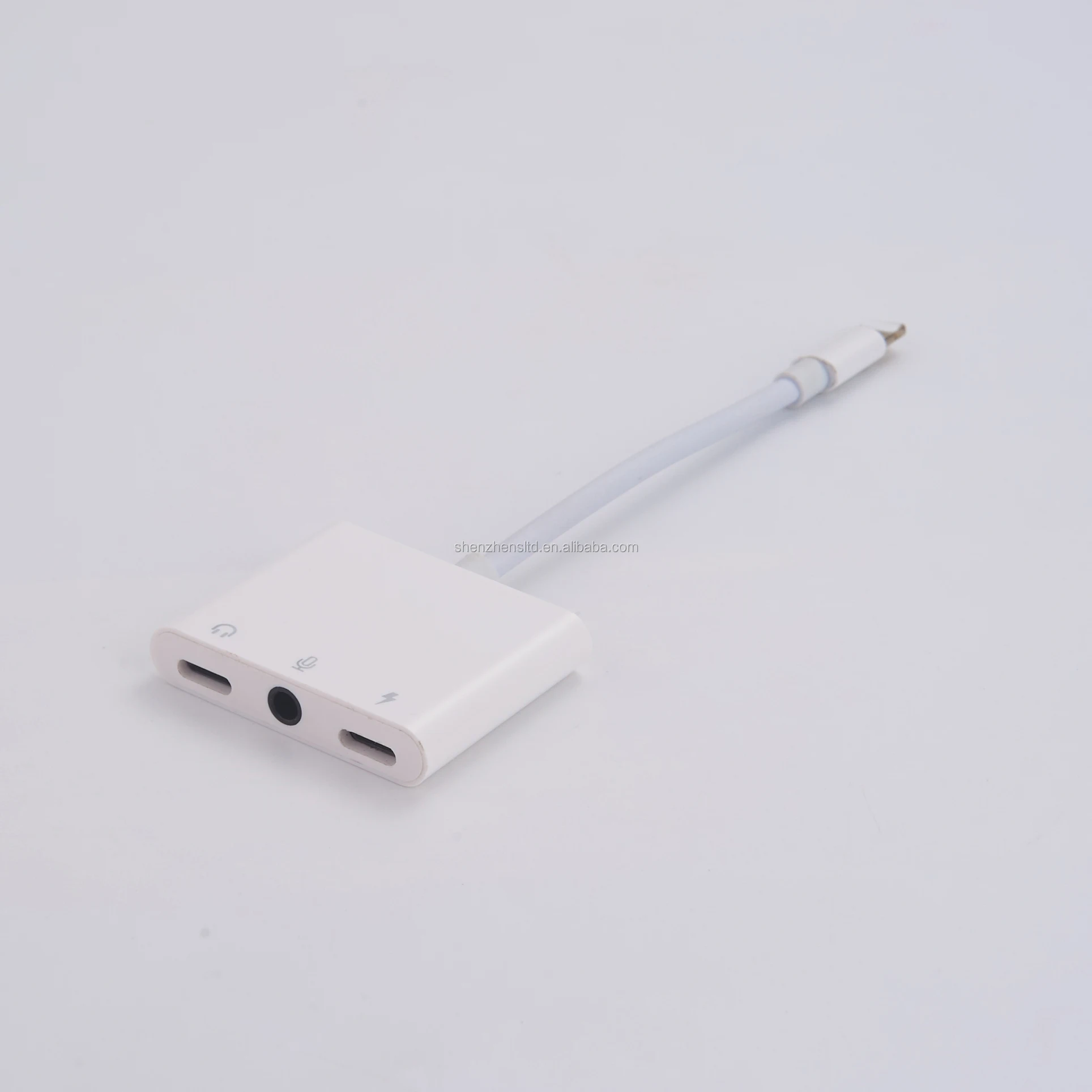 

NEW Item Charging Cable with 3.5mm Calling Function usb Audio Jack Adapter Converter for iPhone, White