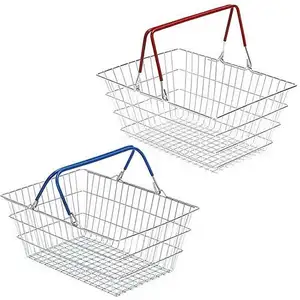 Image of Wholesale wire mesh shopping basket