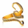 Hiphop Design Mens Stainless Steel Octopus Rings Cool Jewelry