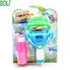 Electric bubble gun cartoon music automatic blowing bubble toys for boys