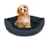 Yangyang pet beds wholesale oxford velvet fabric cushion removable indoor short plush triangle Corner Lounger dog bed sofa soft