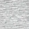 uneven 3D stacked stone ledge marble mosaic wall panel for wall decoration