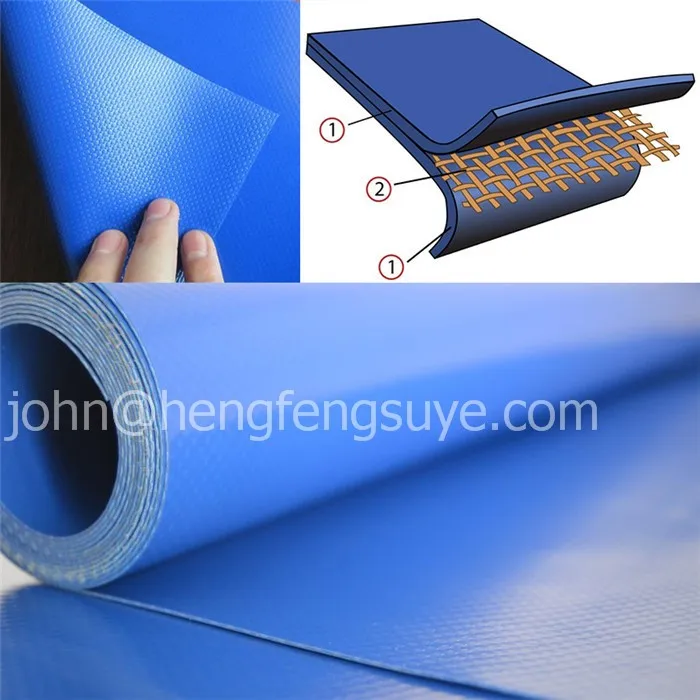 
High quality PVC coated fabric used for heavy duty tarpaulin 