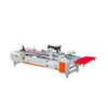 Dongguan plastic boxes case folding and pasting machine cardboard box gluing machine