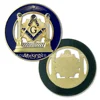 Master Mason Square & Compass Auto Decal Masonic Pillars Car Emblem