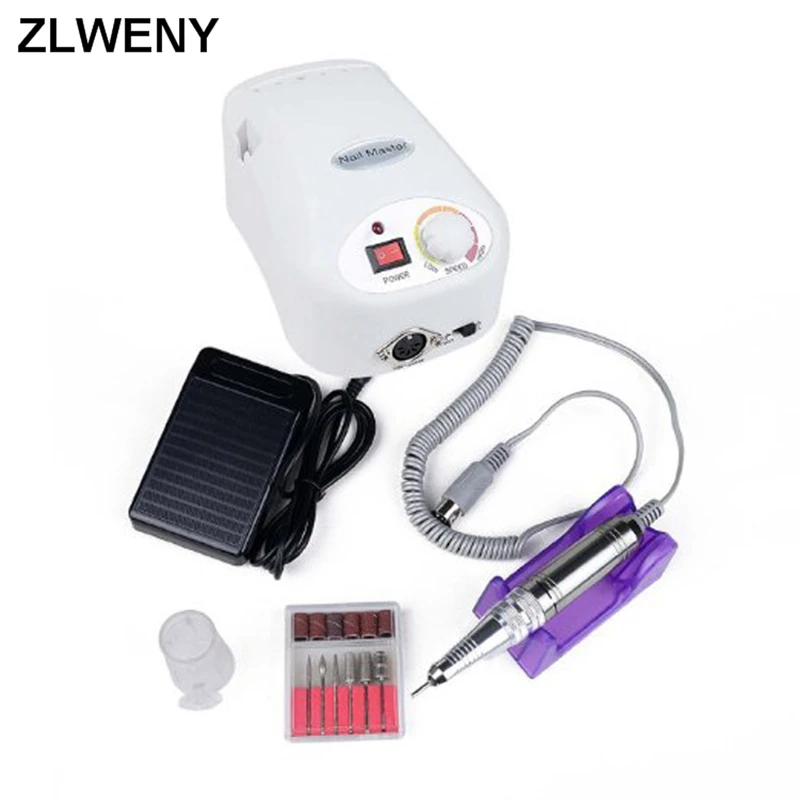 

2018 new electric nail drill 35000 rpm nail drill professional electric pedicure foot file, Black;white;pink;red;silver