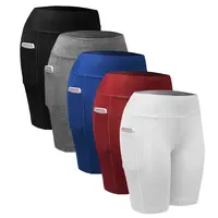 

Women Compression Shorts Running Yoga Sports Short Pants with Pocket