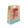 Die Cut Handle Shopping Paper Bag With Bowknot For Gift Packaging For Child