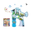 Electric Cartoon Fish Bubble Gun Shooter Light Up Musical Bubble Blower Toy