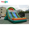 used banzai 30ft inflatable toboggan backyard water park slide and fiberglass water park slides for sale