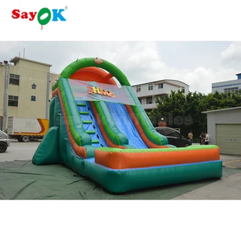 Se Banzai 30ft Inflable Tobogán De Patio Trasero Agua Parque Y De Agua