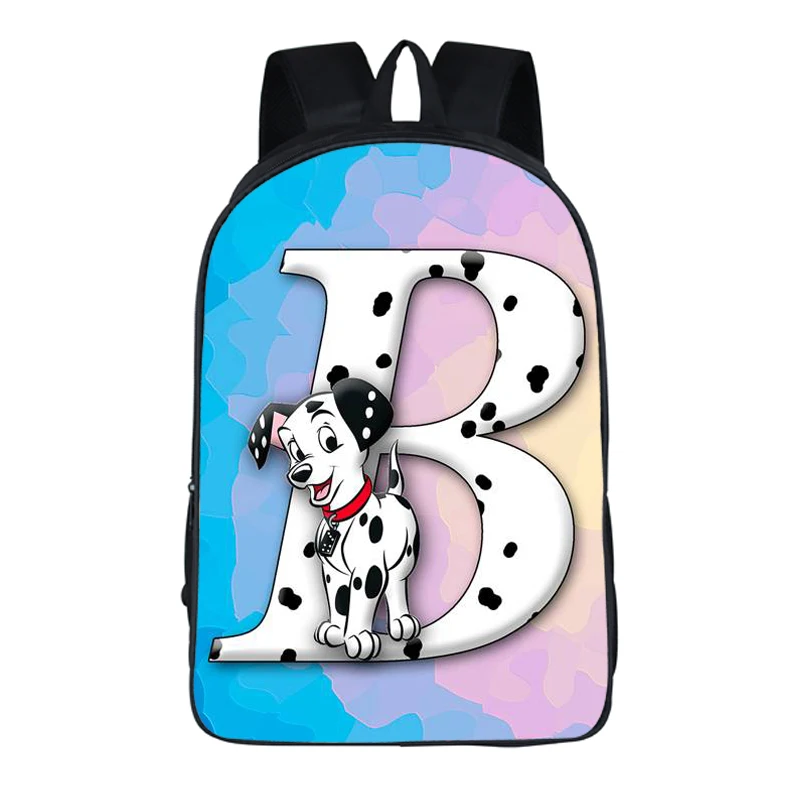

COOLOST Custom Print Cute Backpack Customized School Bag for Kids Letter Cartoon School Backpack for Teenagers, Black with graphic prints
