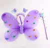 Halloween Double Layer Fairy Butterfly Wing Headband Magic Wand Set for promotion