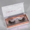 3D 25MM Mink Lash Private Label Crisscross Full Strip Marble Pattern Gift Custom Design Package 5D Mink Long Fluffy Eyelash