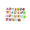 Fancy alphabet shape customized colorful printing eraser for promotion