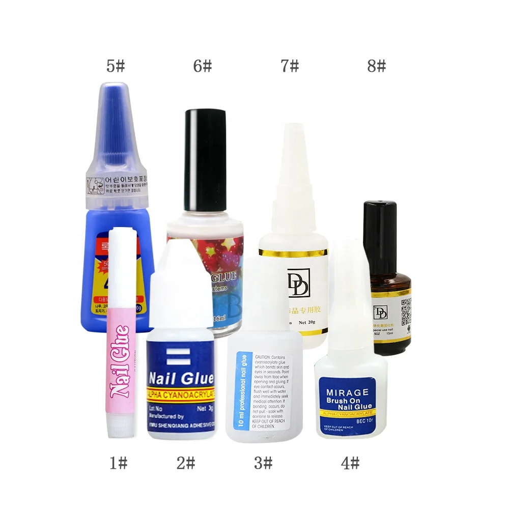 

401 Nail Glue 20G nail glue with brush, Clear