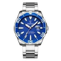 

Hot Sale Men Watch Fashion Stainless Steel Men's Sport Analog automatic Wrist Watch