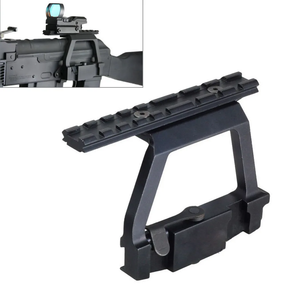 

SVD Side Rail Mount Base for SVD TOY-AK series Airsoft 20mm RAS Scope Sight, Black