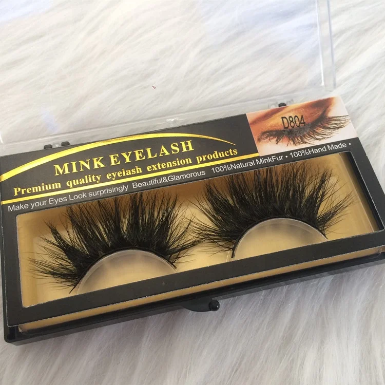 

wholesale false 100% cruelty free 3d faux mink silk strip eye lashes private label fluffy 25mm 3D lashes, Black