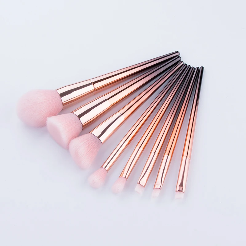 

New 8pcs Makeup Brushes Private Label Custom Logo Synthetic Hair Professional Cosmetic Make Up Brush Set