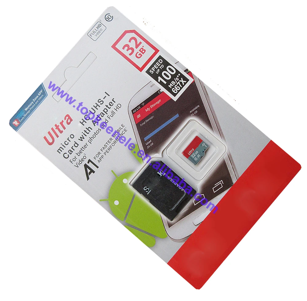 

High quality Full capacity C10 speed micro type sd memory card 16gb 32gb 64gb