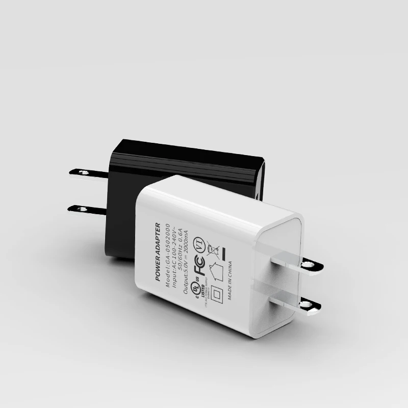 
5v 2a Charger UL FCC Certified American standard wall USB Charger US 10W High Quality for mobile phone 