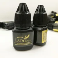 

Lavalash Top Quality 5ml Lady Black Glue Private Label Eyelash Extension Glue False Lashes Adhesive