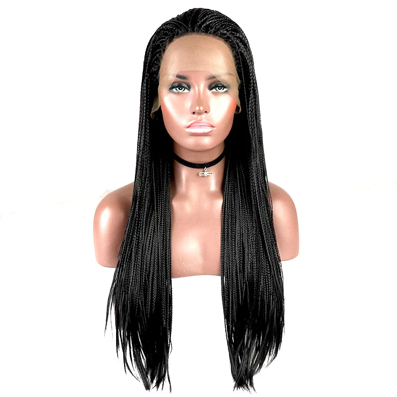 

Cheap dreadlocks wig hand made braided lace synthetic hair frontal wig