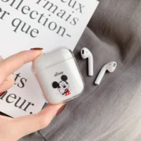 

Hard case for airpods cute cover Cartoon transparent wireless earphone case For apple airpods case Silicone earphone covers