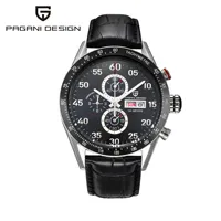 

Pagani Design 2513 New Model Luxury Men Watch Hardlex Japan Miyota Quartz Movement Chronograph Date Week Dial Wristwatches