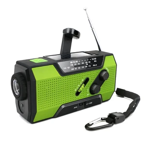 Crank NOAA Weather Radio LED Flashlight