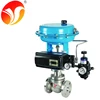 ytc pneumatic control valve with positioner