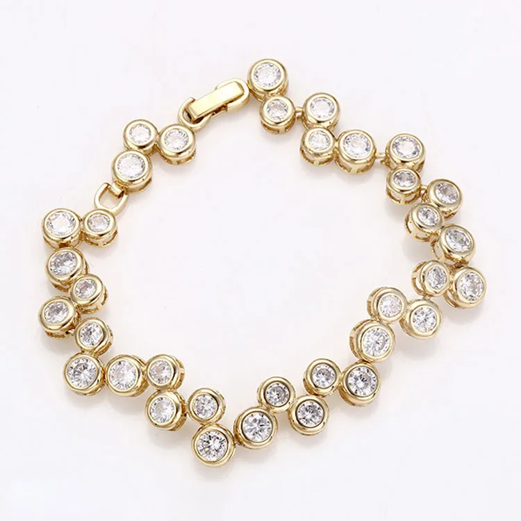 

72896 Luxury 14 gold good quality charm excellent women bracelet