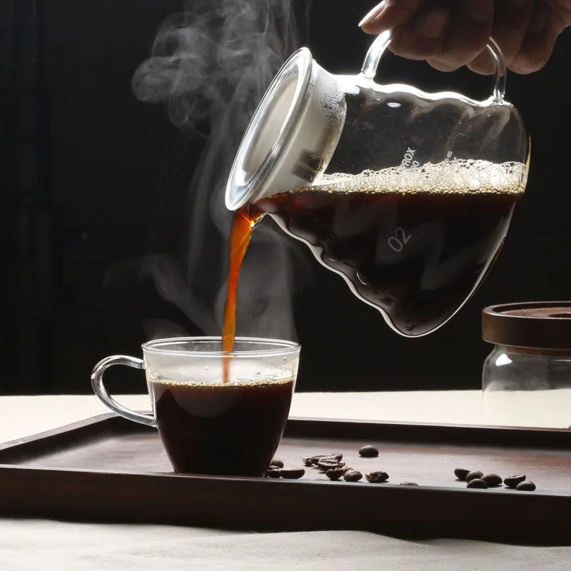 
Glass Stovetop Percolator Coffee Maker Quality Borosilicate Glass 