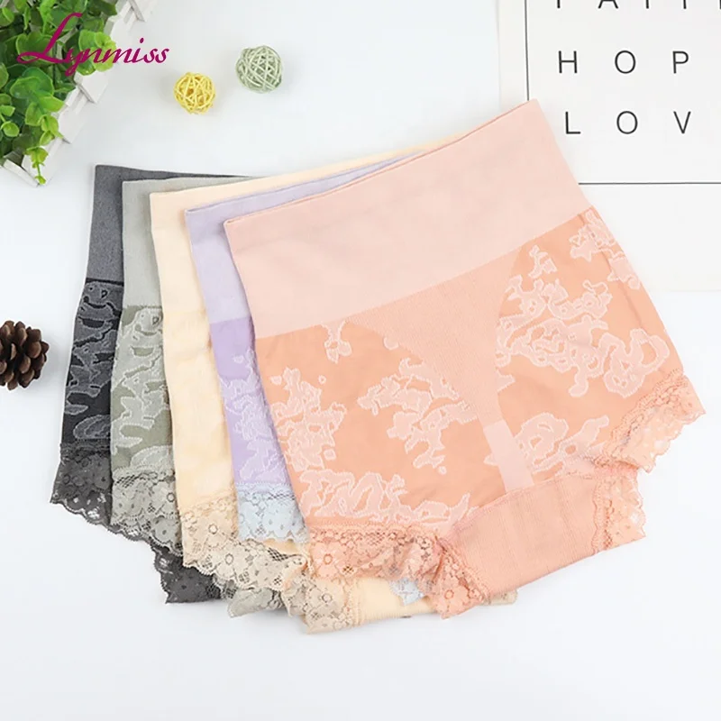 

2019 Lynmiss Custom Everyday high waist soft Panties slimming Women Underwear